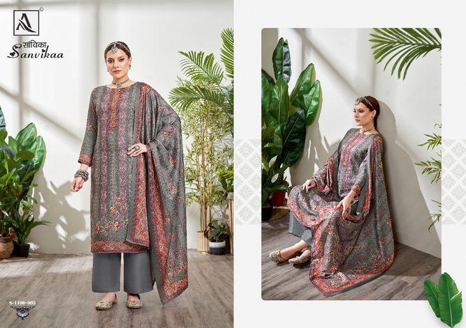 Alok Sanvikaa  Winter Wear Wholesale Dress Material Collection